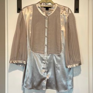 Beautiful silver blouse
